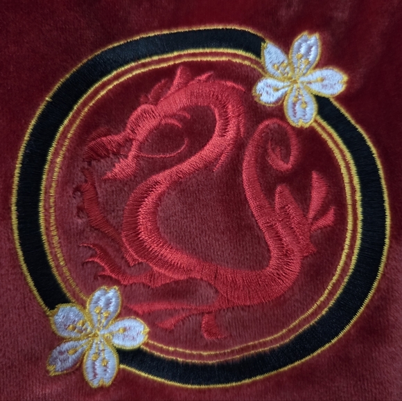 NWOT Disney Mulan Red Velvet Hoodie size SM - Picture 5 of 11